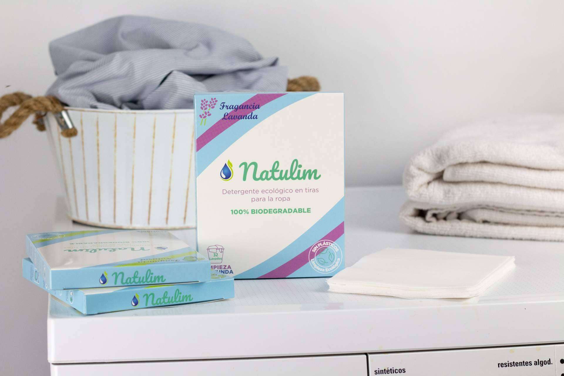 Eco-tiras de detergente Natulim, la nueva forma de lavar la ropa