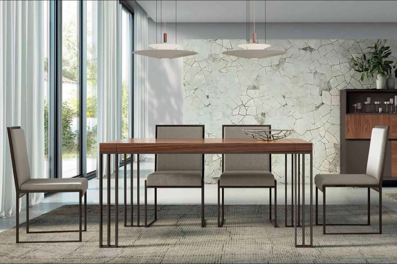 Las mesas de comedor de madera de Monrabal Chirivella