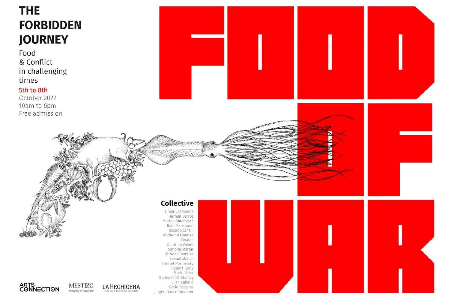 El colectivo de arte Food of War oficializa su presencia en Londres con la exposición 'The Forbidden Journey'