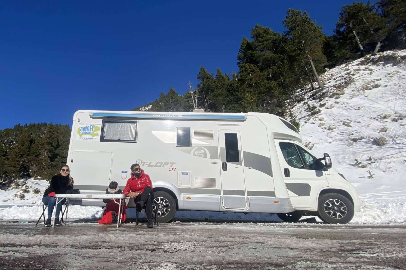 Amafi Caravaning para disfrutar el invierno en autocaravana