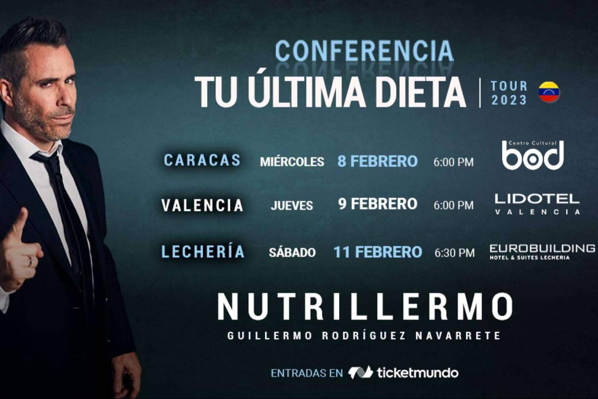 Nutrillermo realizará gira en Venezuela