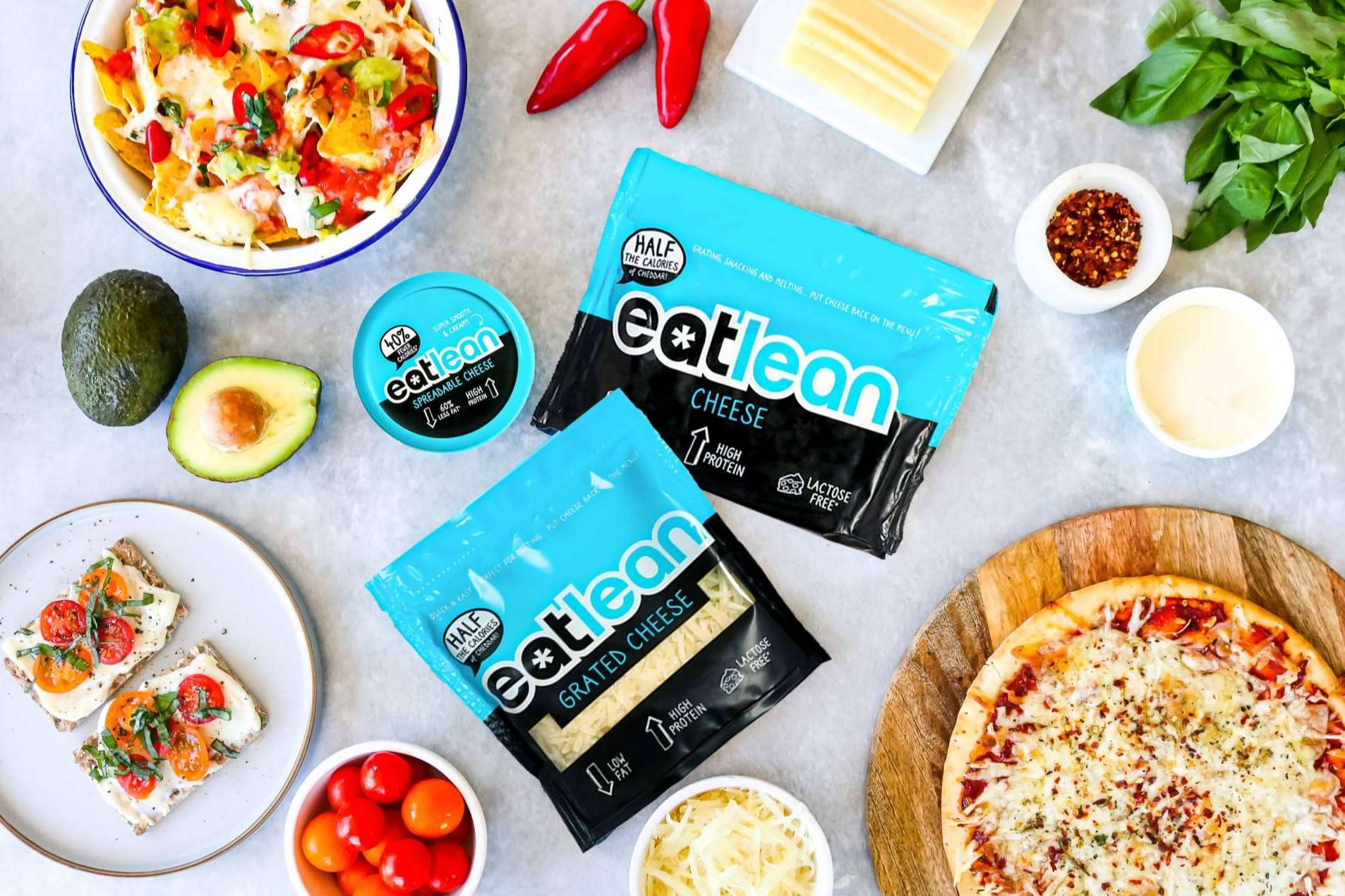 Queso proteico para un estilo de vida más saludable con Eatlean
