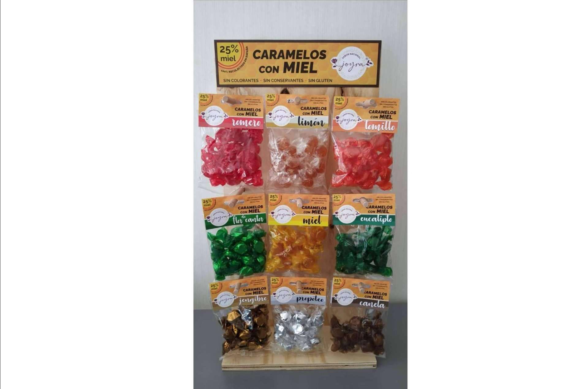 Caramelos de miel de Joyra Sabor Nacional