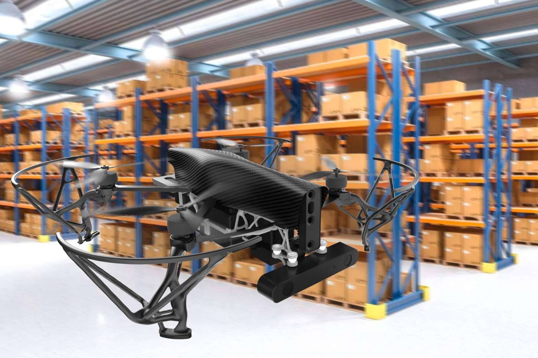 Innovación para la monitorización logística con drones autónomos 5G con visión e inteligencia artificial