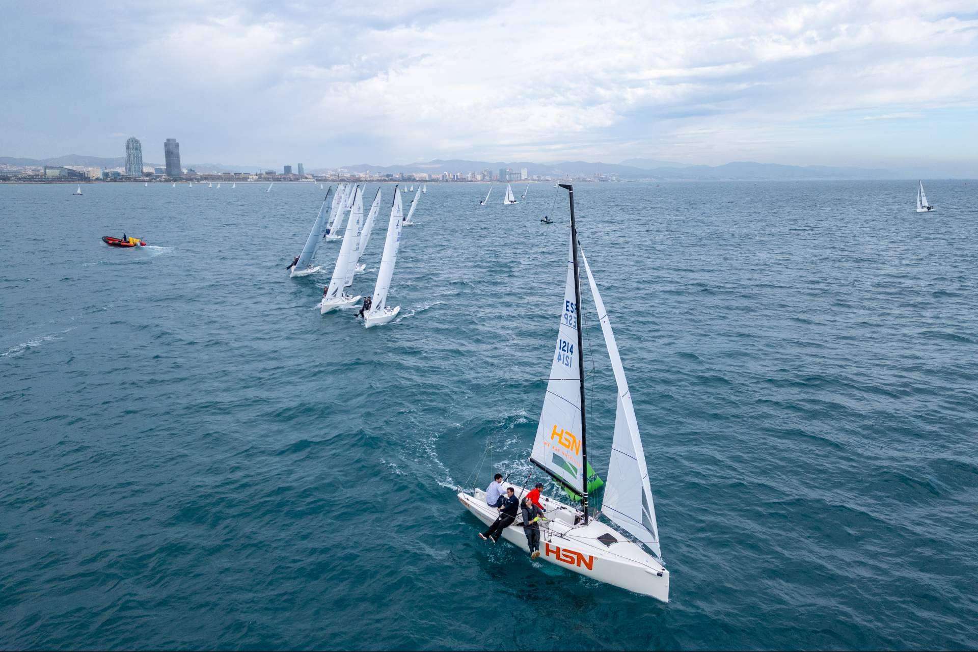 HSN Saling Team gana el 3er evento de las Barcelona Winter Series de J70