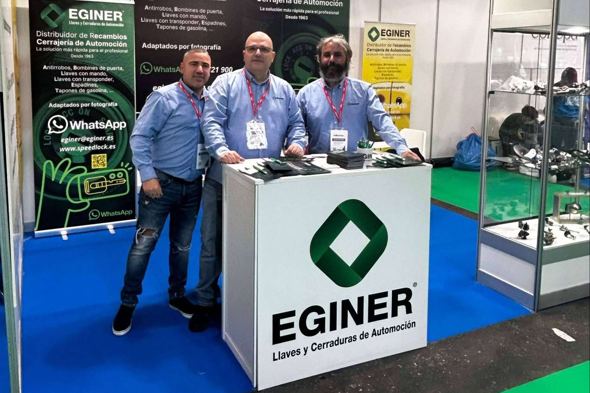 Miles de profesionales han visitado el stand de EGINER en Motortec 2025