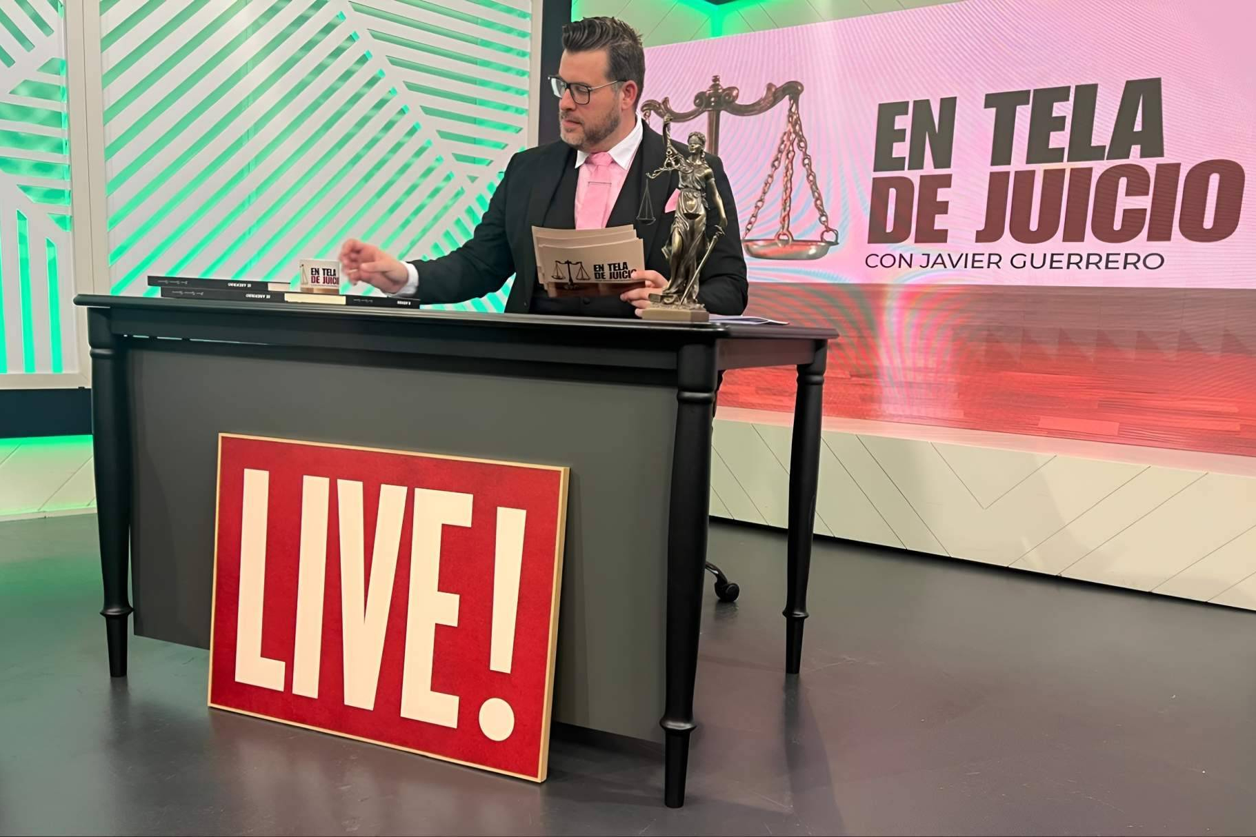 'En Tela de Juicio'; el nuevo referente televisivo legal y social de Javier Guerrero