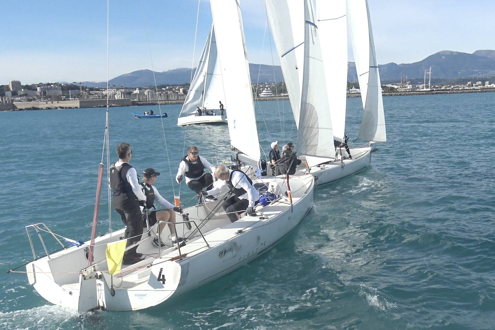 El Cigarran Sailing Team se mide con la élite mundial en Antibes