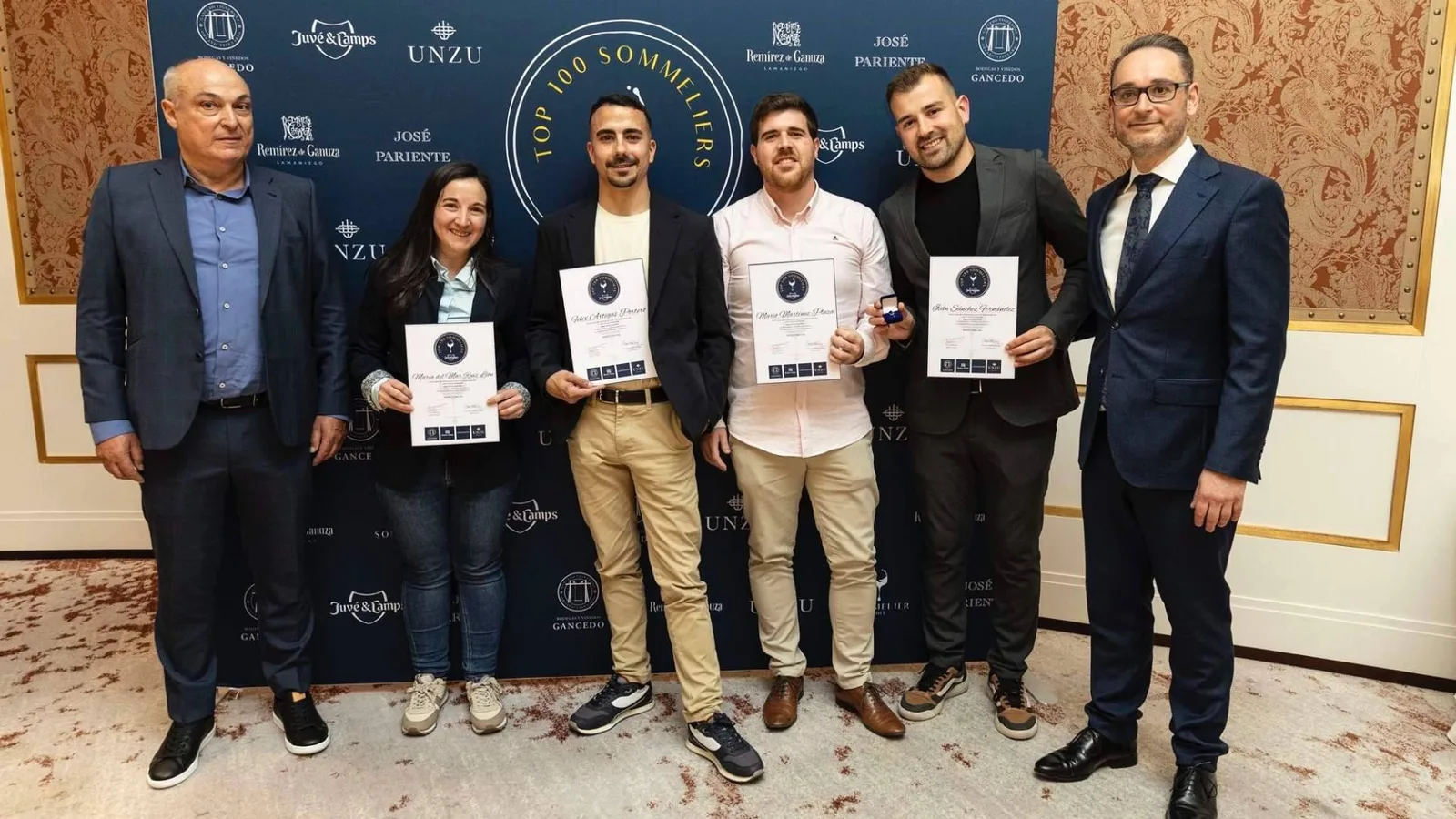 Bodegas Gancedo apoyó la nueva edición de Top 100 Sommelier España